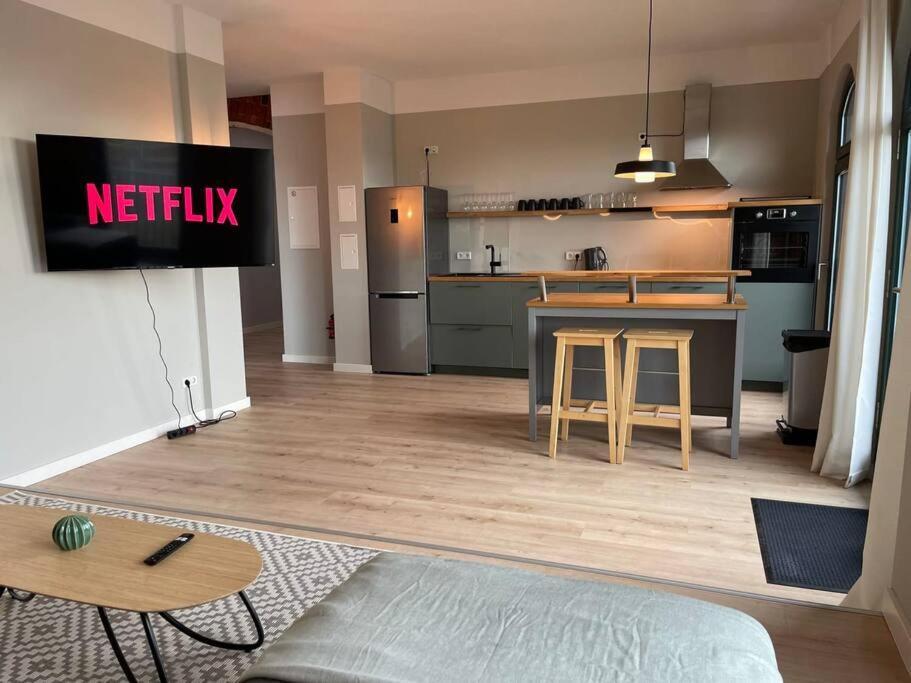 Apartment Loft 7 15min Hbf 2br Smart Tv Wifi Leipzig